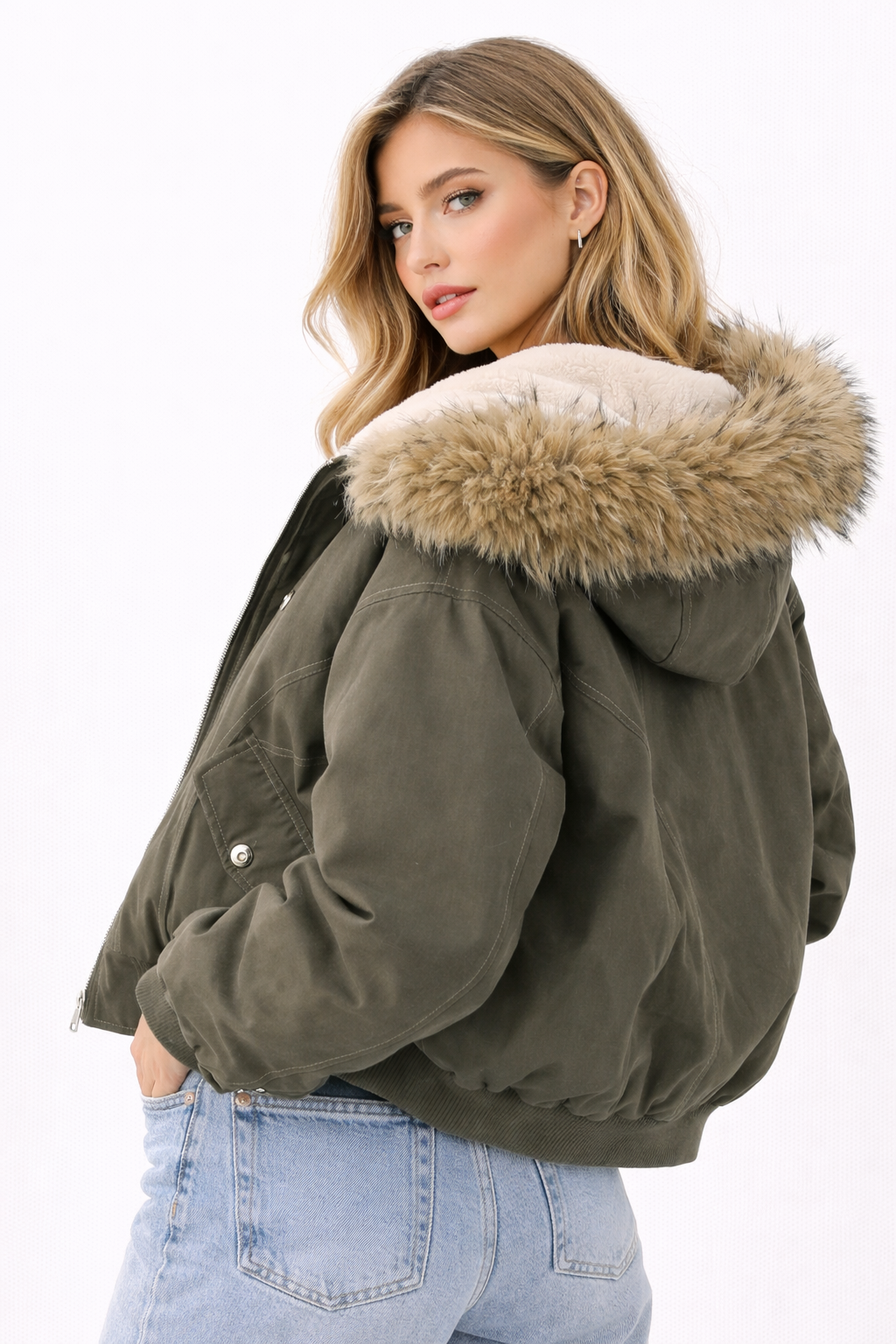 ARCTIC FUR JACKET + FREE Thermal Set